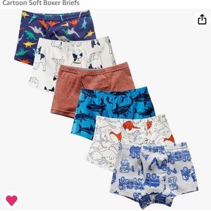 Boy’s Underwear 6-Pack/100% Cotton/18–24 Months Size